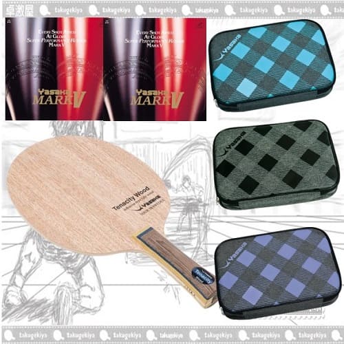 卓激屋の新定番ラケットセット★お買得! 45%OFF★戦型別初心者最適ラケットシェーク攻撃テナシティウッド+マークV+S・チェックケース 卓激屋の新定番ラケットセット★お買得! 45%OFF★戦型別初心者最適ラケットシェーク攻撃テナシティウッド+マークV+S・チェックケース