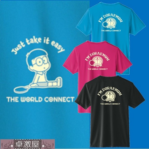  超Cute♪I'm DORAEMON 卓球 Tシャツ E 
